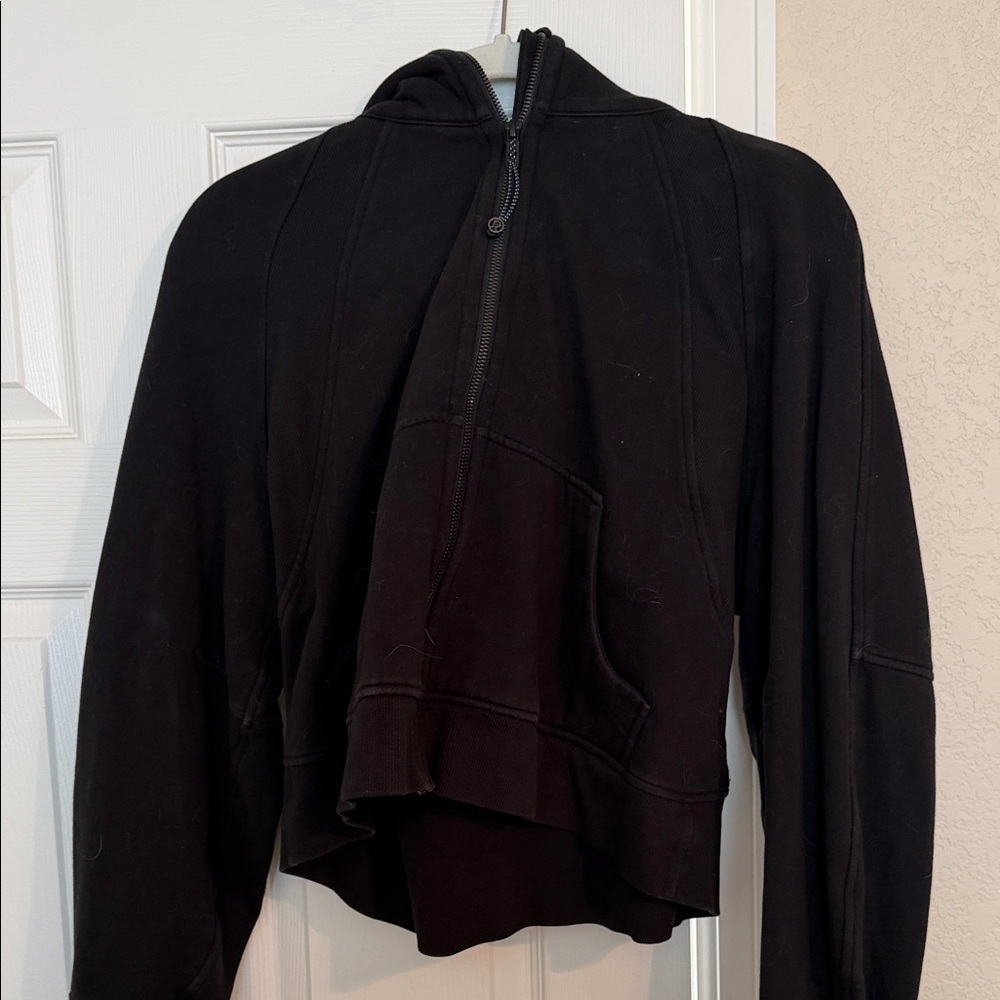 Black Zip-Up Hoodie